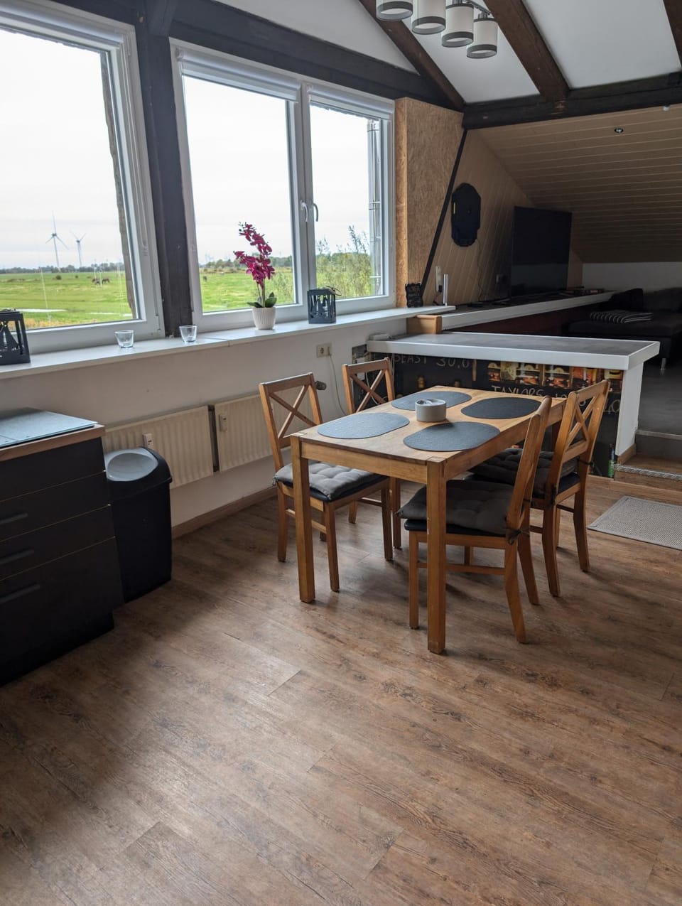 Kitchen or kitchenette, Dining area