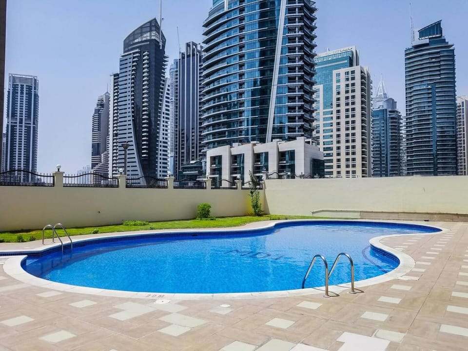 Property building, Pool view, Swimming pool