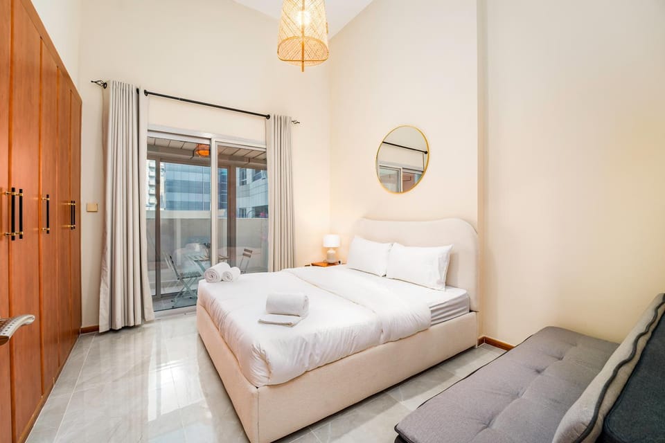 Bed, Photo of the whole room, Bedroom, towels, wardrobe