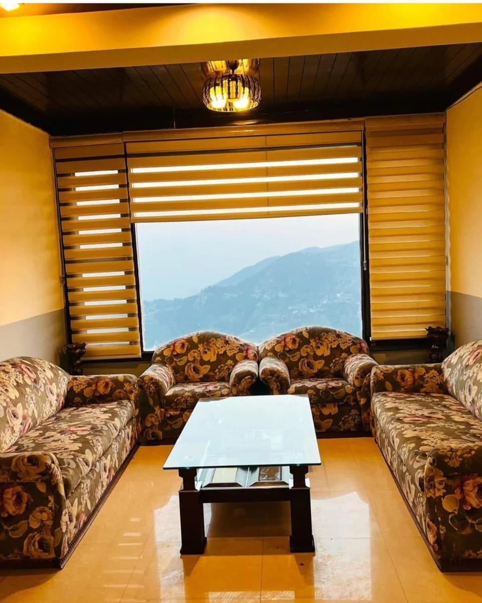 Natural landscape, Living room, Seating area, Mountain view