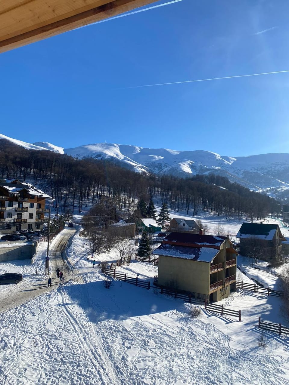 Natural landscape, Winter, Mountain view
