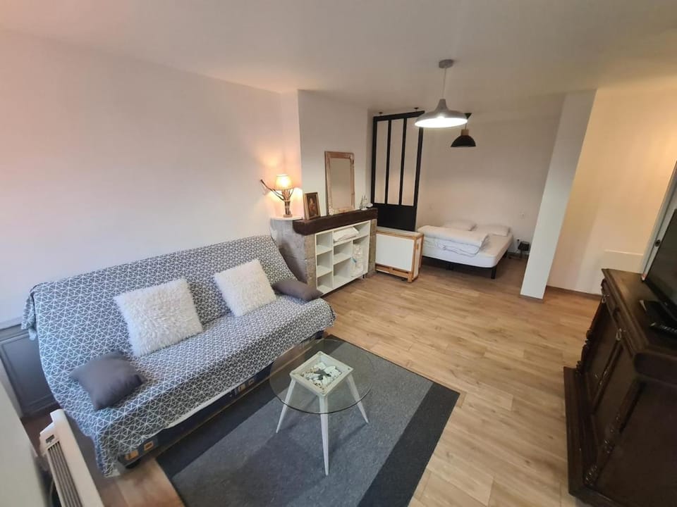 Bed, TV and multimedia, Living room, Photo of the whole room, Seating area, Bedroom