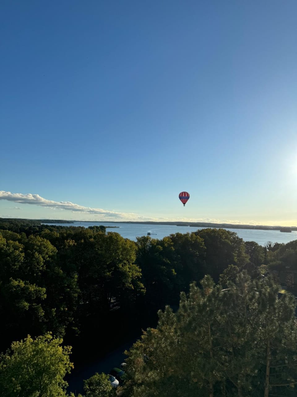 Nearby landmark, Natural landscape, Lake view, Sunrise, Sunset