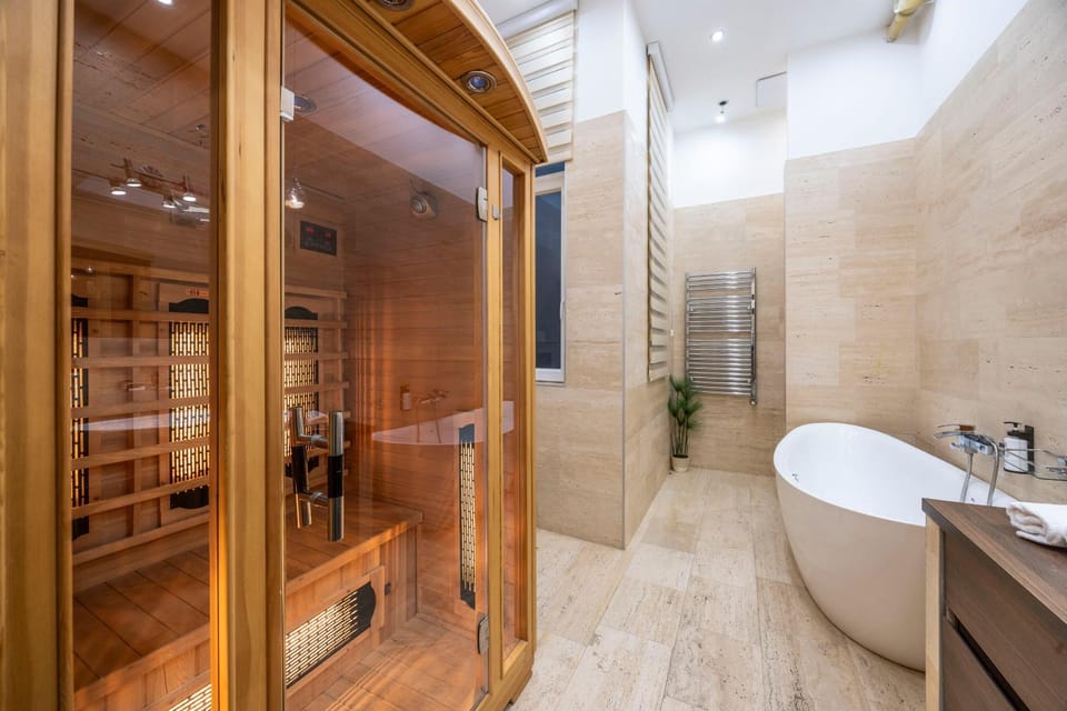 Sauna, Sauna, Bathroom, Bath, towels
