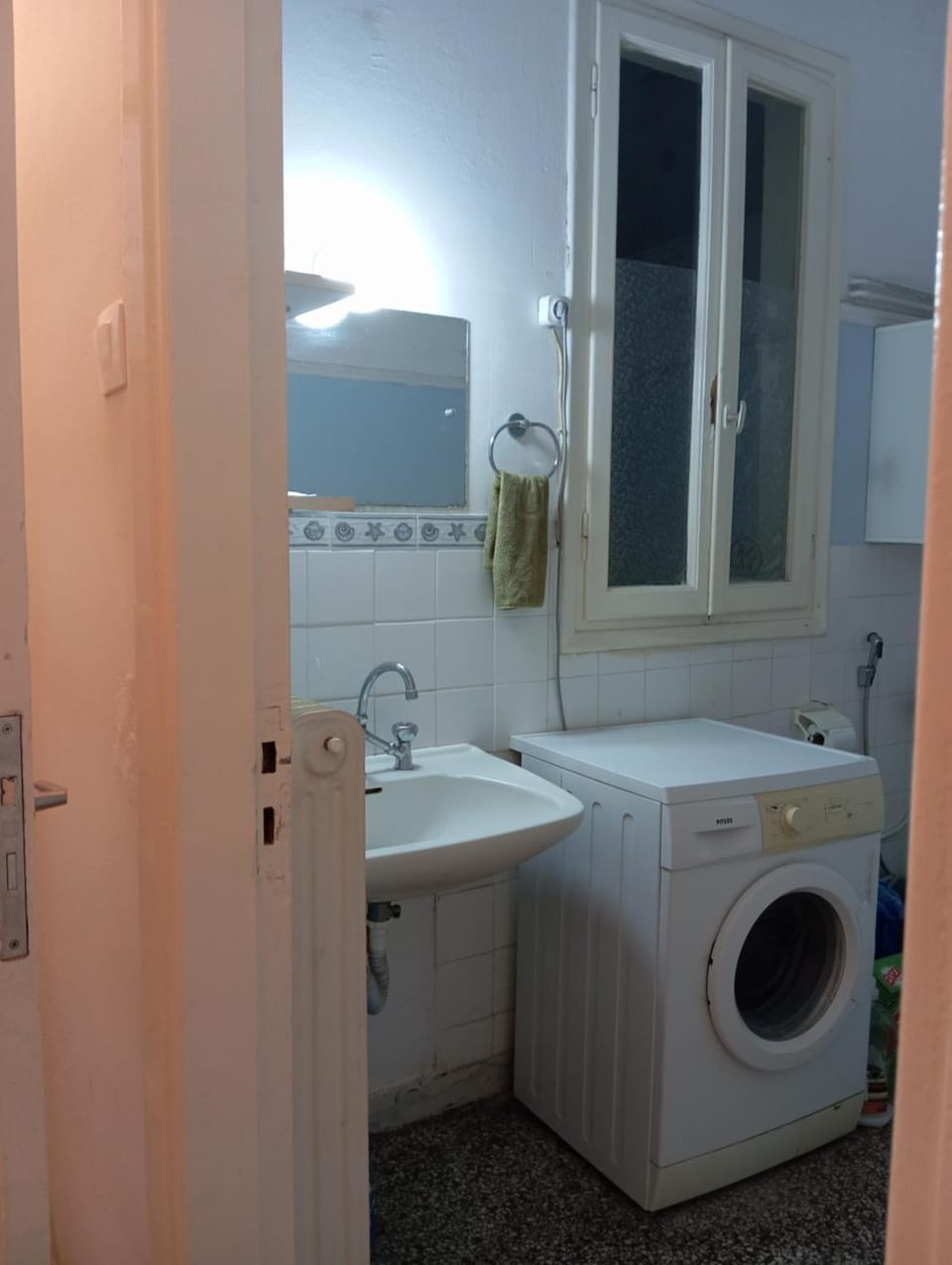 White Bunk Bed in dorm 5' from metro Hostel in Athens