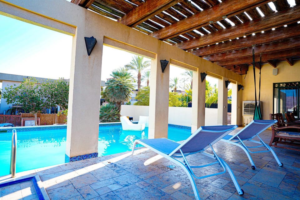 Patio, Balcony/Terrace, Pool view, Swimming pool, sunbed