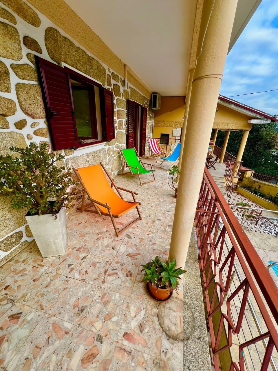 Patio, View (from property/room), Balcony/Terrace, sunbed