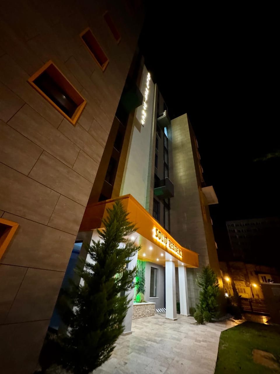 Property building, Night