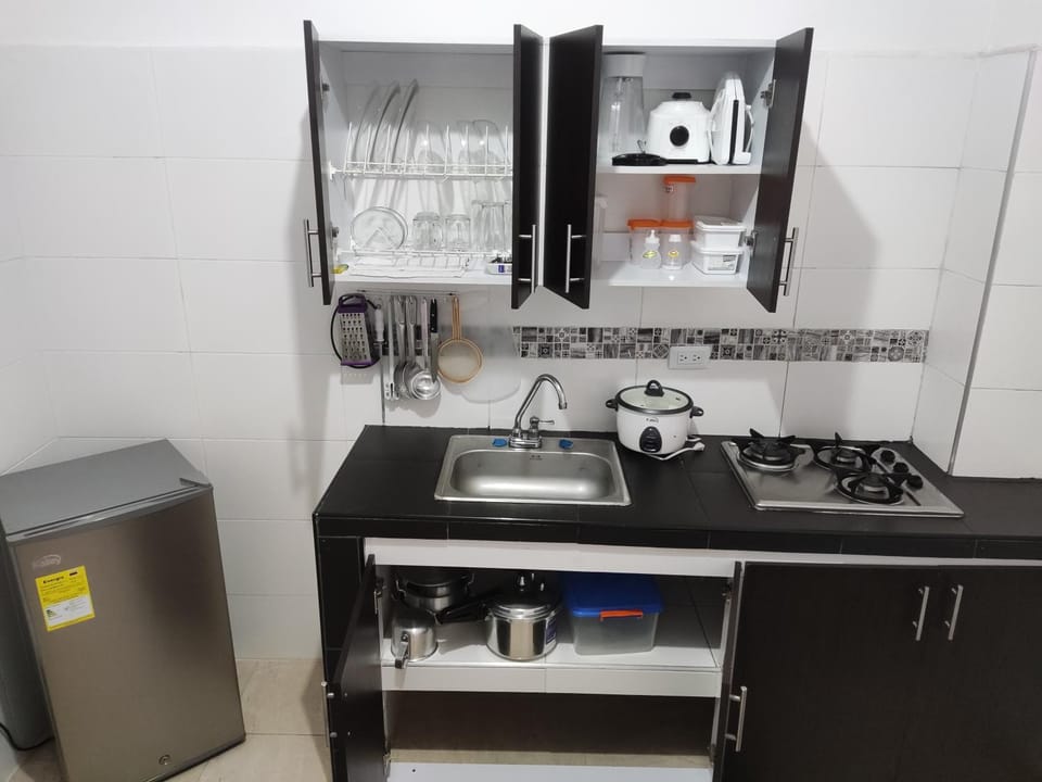 Kitchen or kitchenette, stove, Internal: Not applicable to any particular room