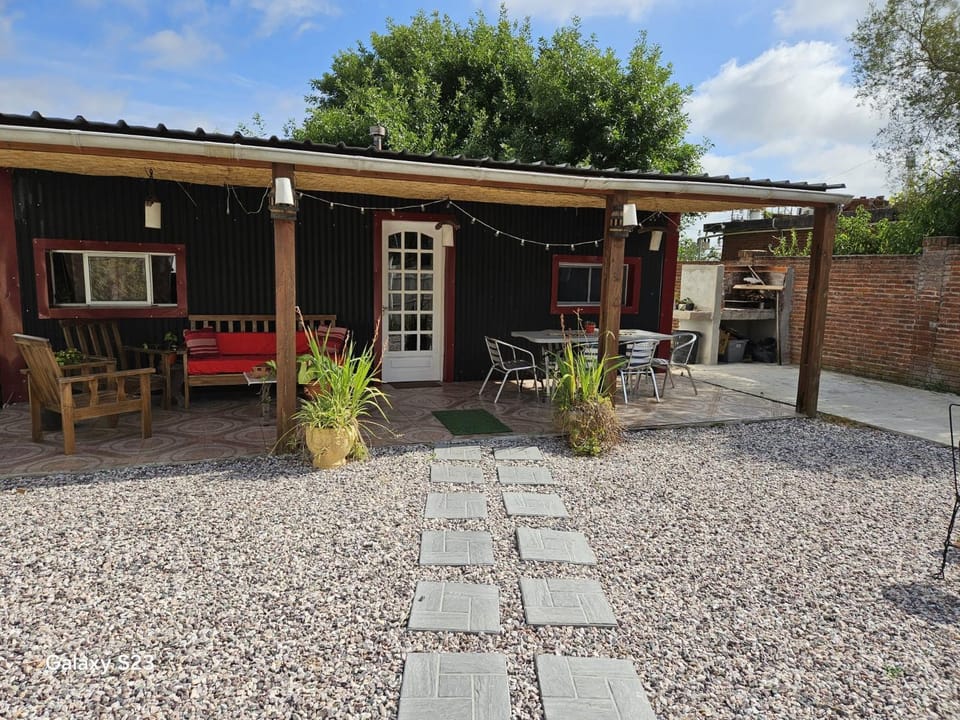 El patio de rosy House in Maldonado Department, Uruguay