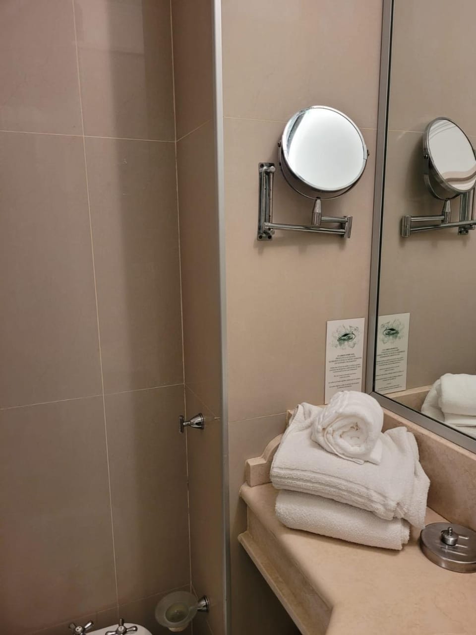 Bathroom, towels
