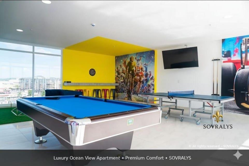 Billiard, Table tennis, TV and multimedia