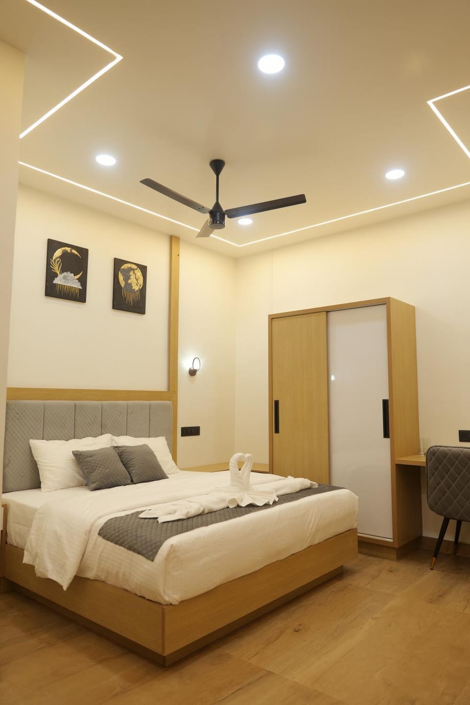 Bed, Bedroom, wardrobe