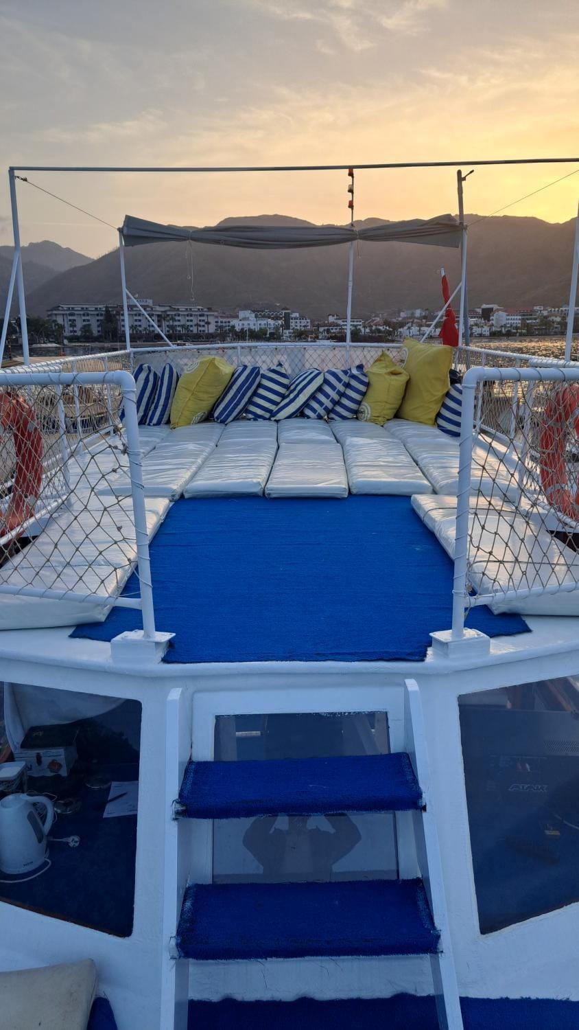 Berrak1 icmeler private yacht Docked boat in Muğla Province