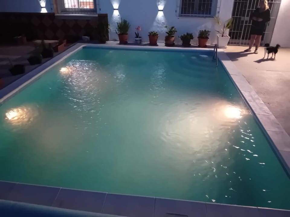 Night, Swimming pool, Swimming pool