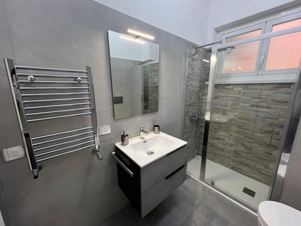 Shower, Toilet, Bathroom, towels