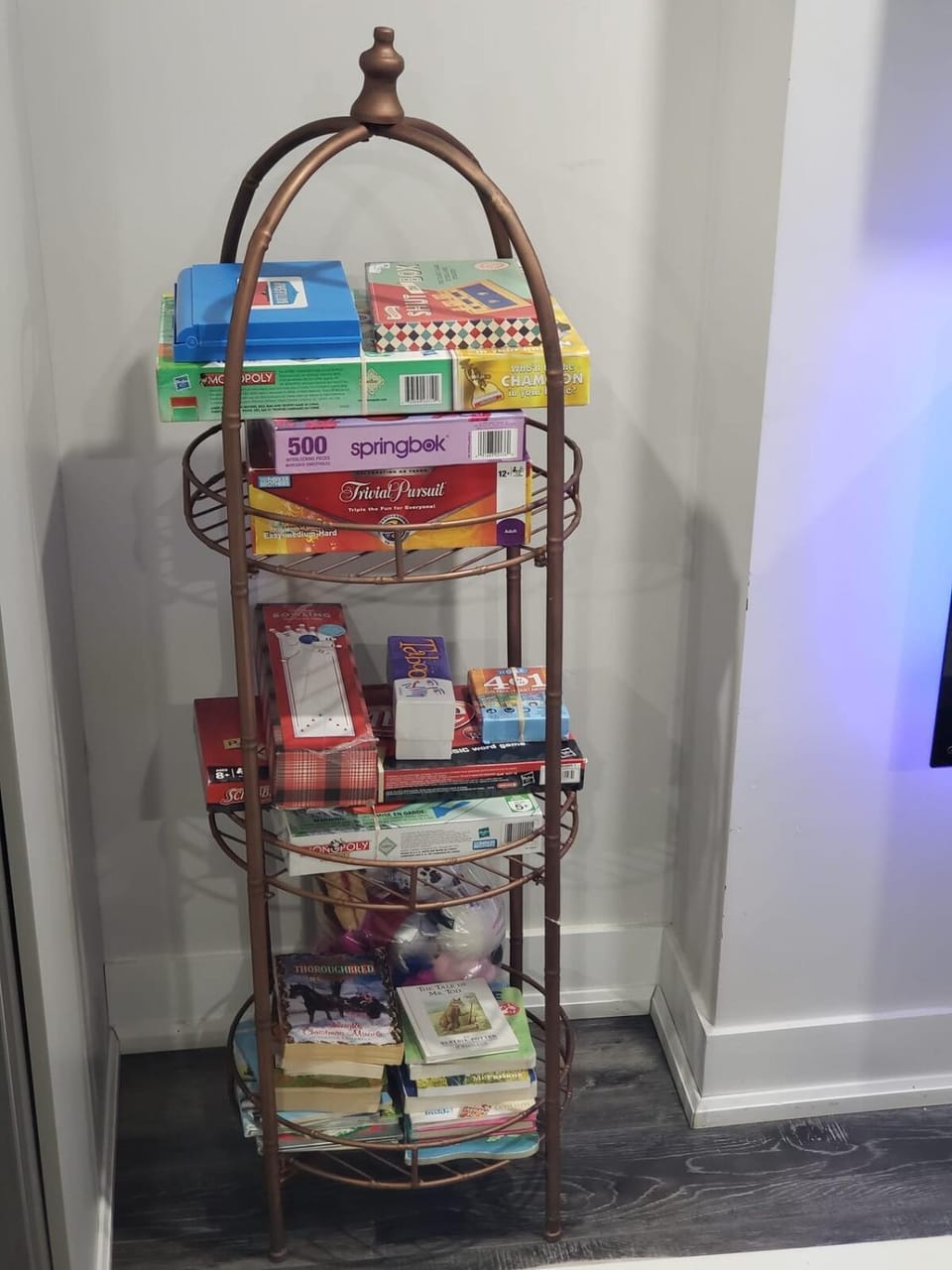 Game Room, Library, Evening entertainment