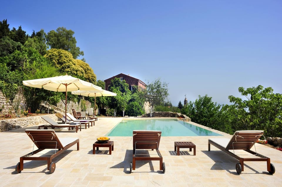 Garden, Swimming pool, sunbed