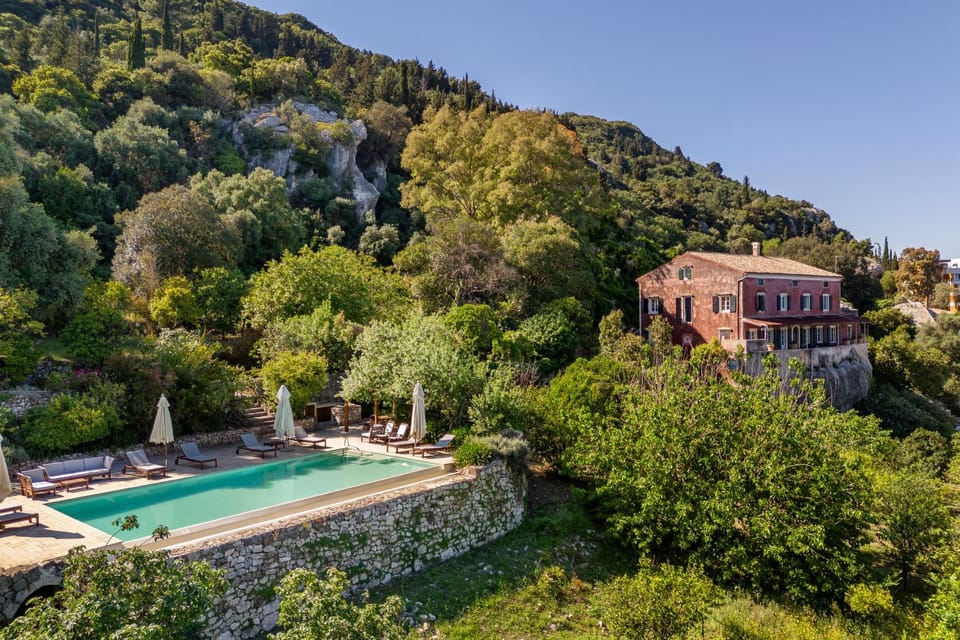 Property building, Natural landscape, Swimming pool