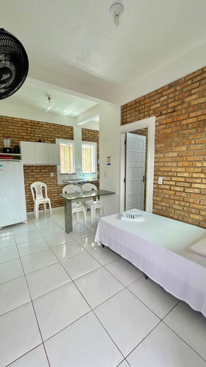 Bed, Kitchen or kitchenette, Photo of the whole room, Dining area