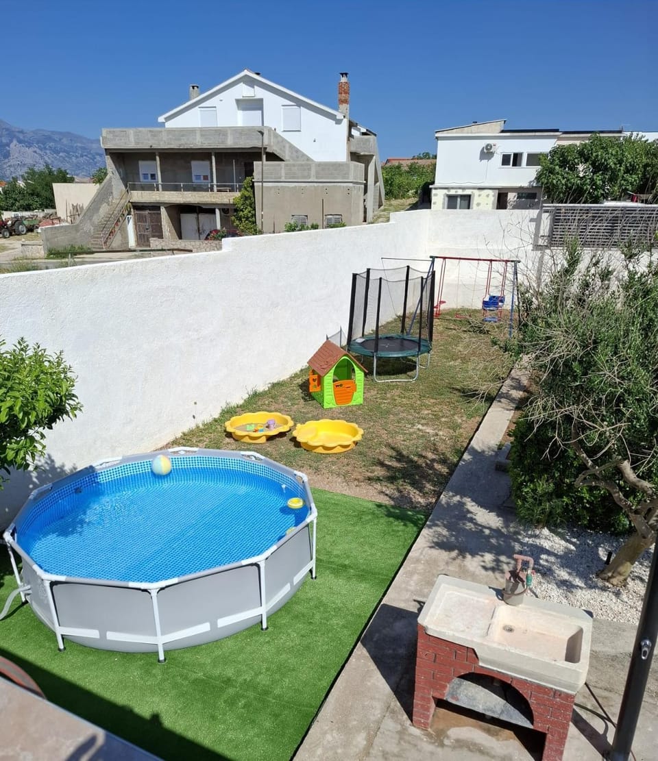 Children play ground, Garden, Pool view