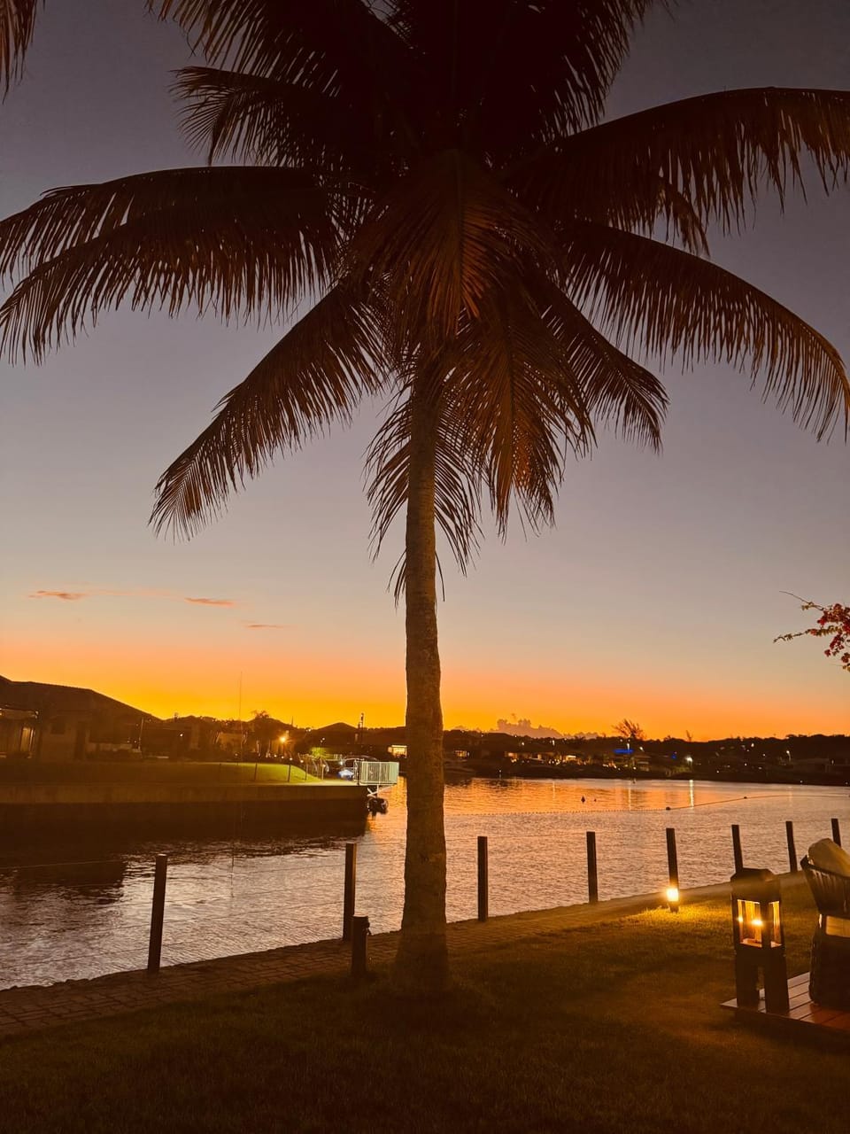 River view, Sunset