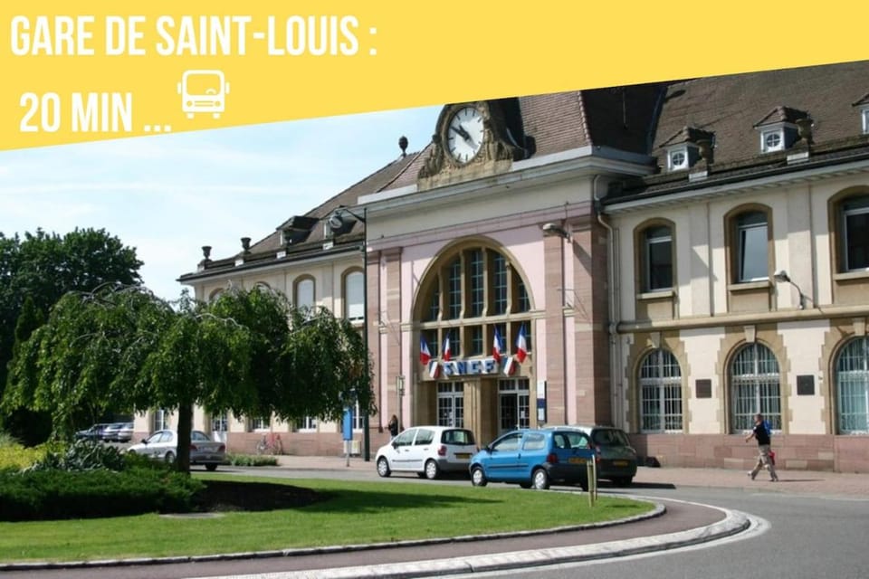 Huningoise Studio 2 Pers Proche Bale Parking Prive Apartment in Weil am Rhein