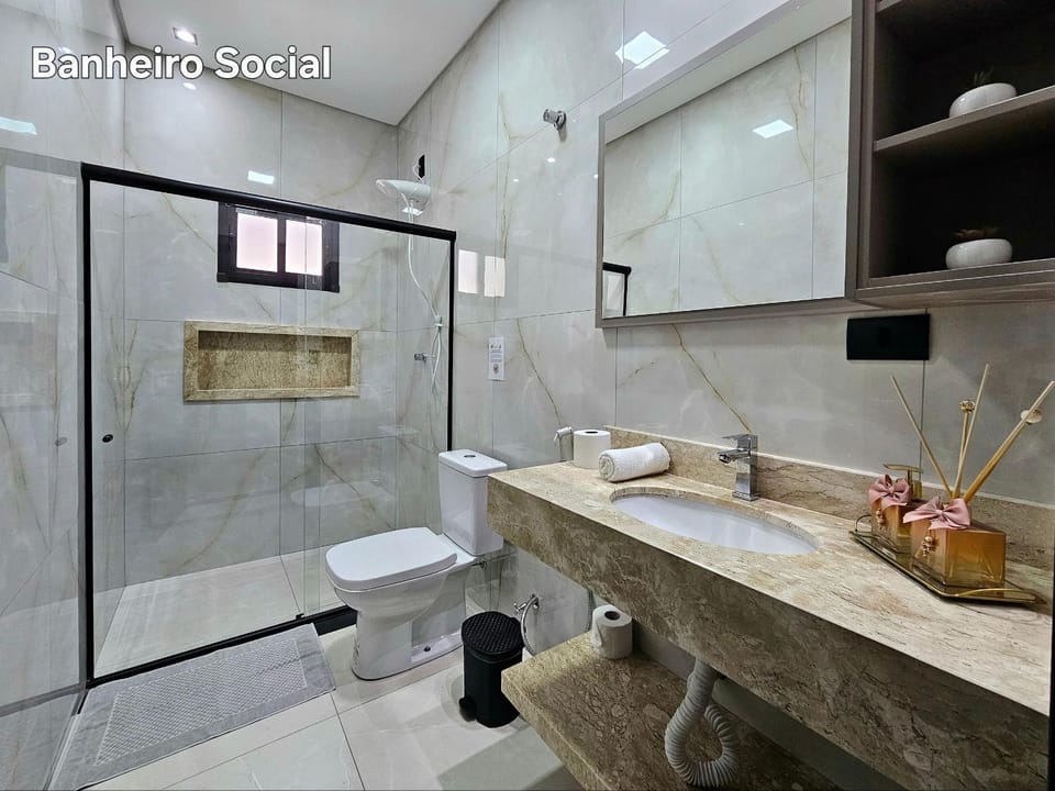 Casa 01 Nova com lazer TOP 10 min Paraguai House in Foz do Iguaçu