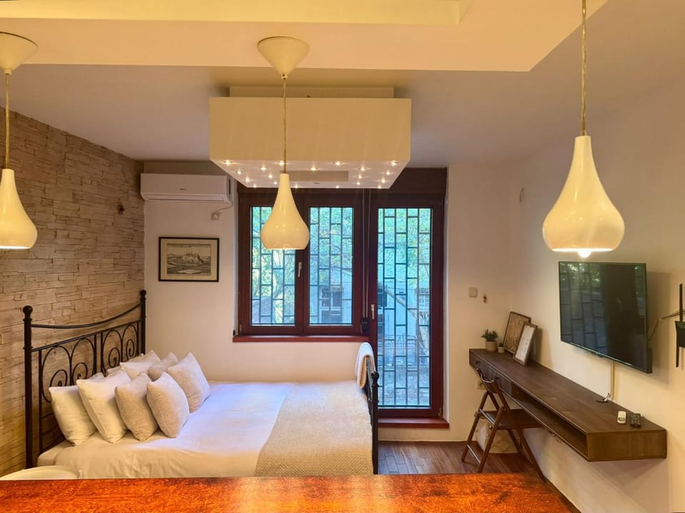 Bed, TV and multimedia, air conditioner
