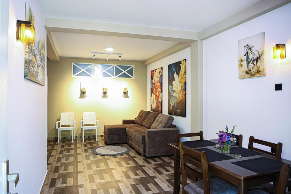 Living room, Seating area, Dining area
