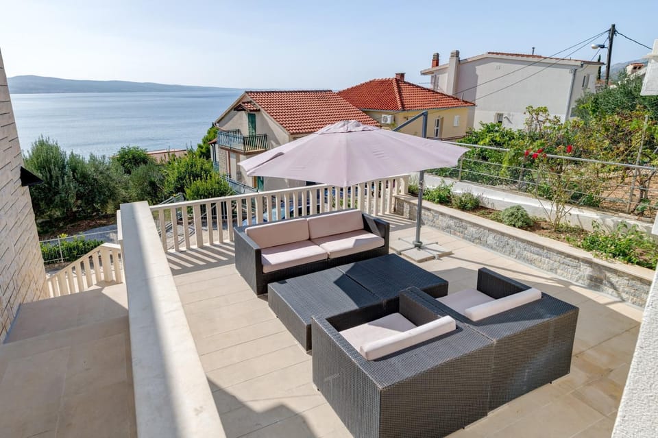 Patio, Day, View (from property/room), Seating area, Sea view