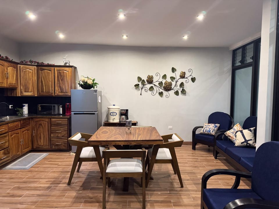 Kitchen or kitchenette, Living room, Dining area