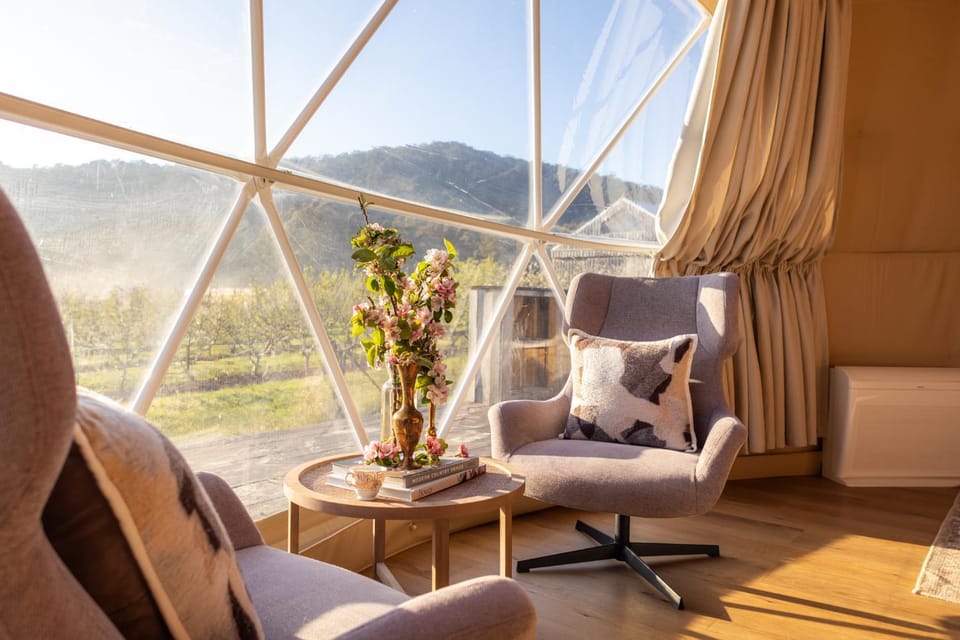 Mount Gnomon Farm Luxury tent in Penguin