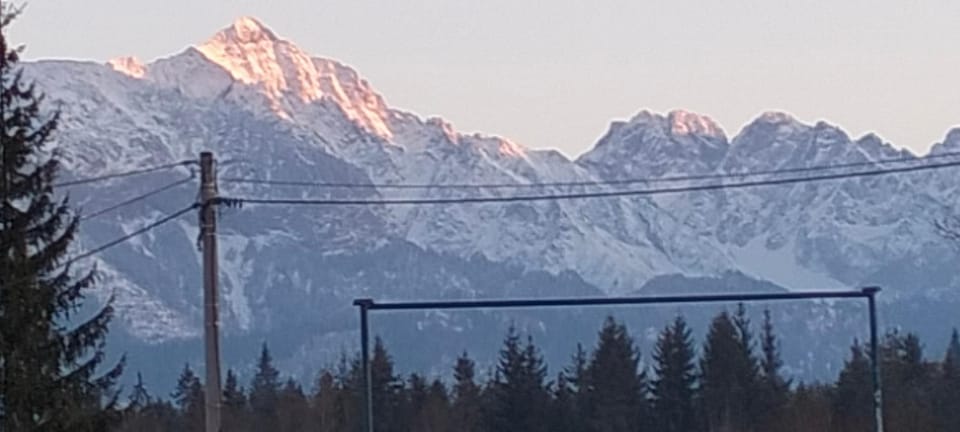 Day, Natural landscape, Winter, Mountain view