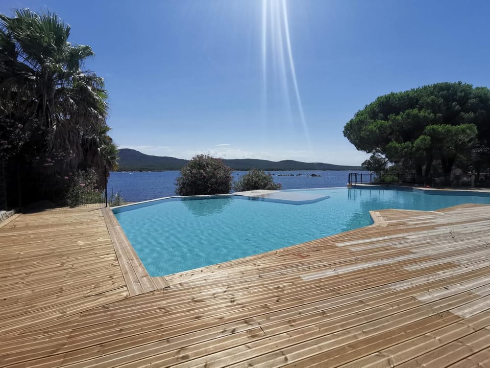 Nearby landmark, Natural landscape, Pool view, Sea view, Swimming pool