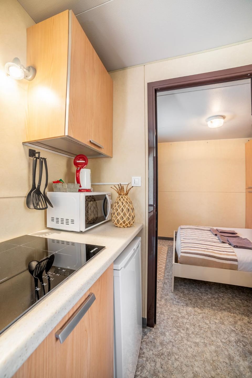 Kitchen or kitchenette, Bedroom