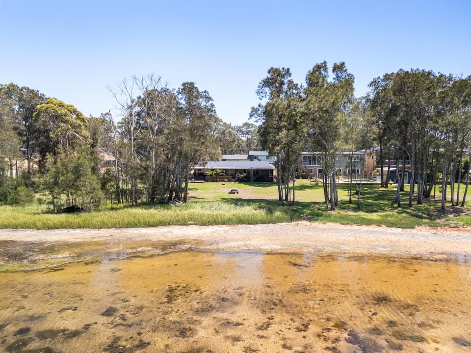 Property building, Day, Natural landscape, Lake view