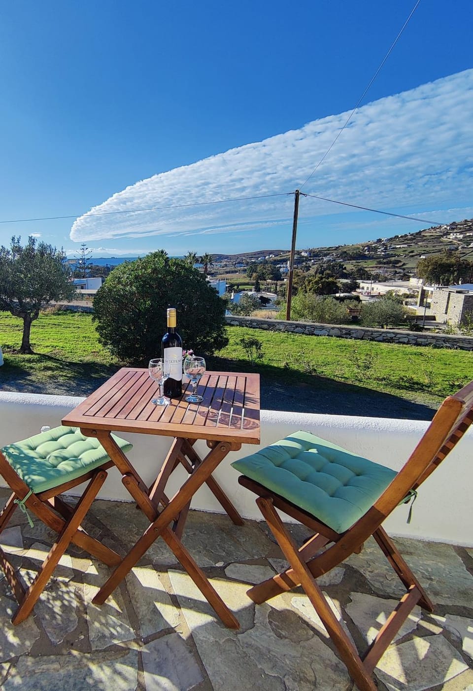 Natural landscape, Balcony/Terrace, Seating area, Sea view