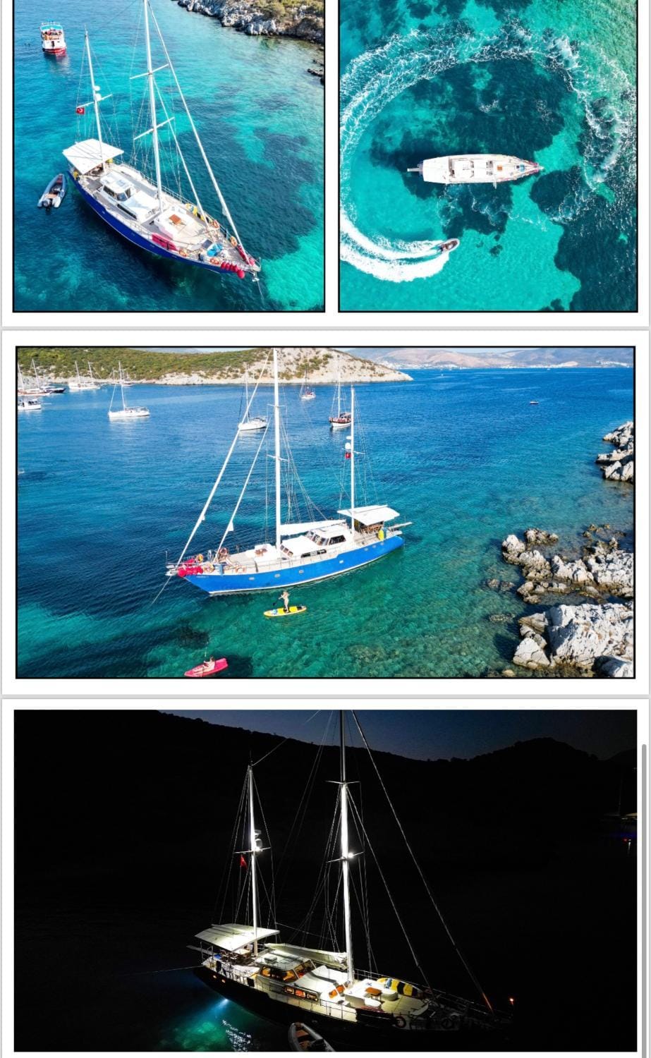 Tekne Docked boat in Bodrum