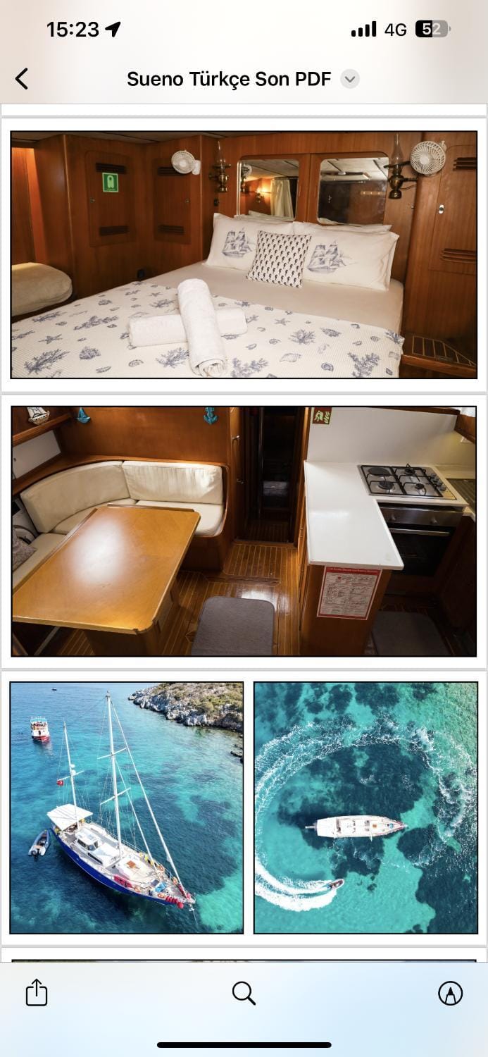 Tekne Docked boat in Bodrum