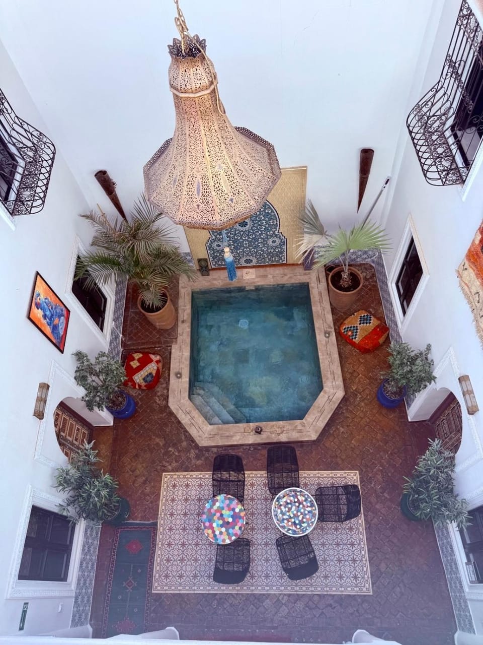 Patio, Dining area, Pool view, Swimming pool