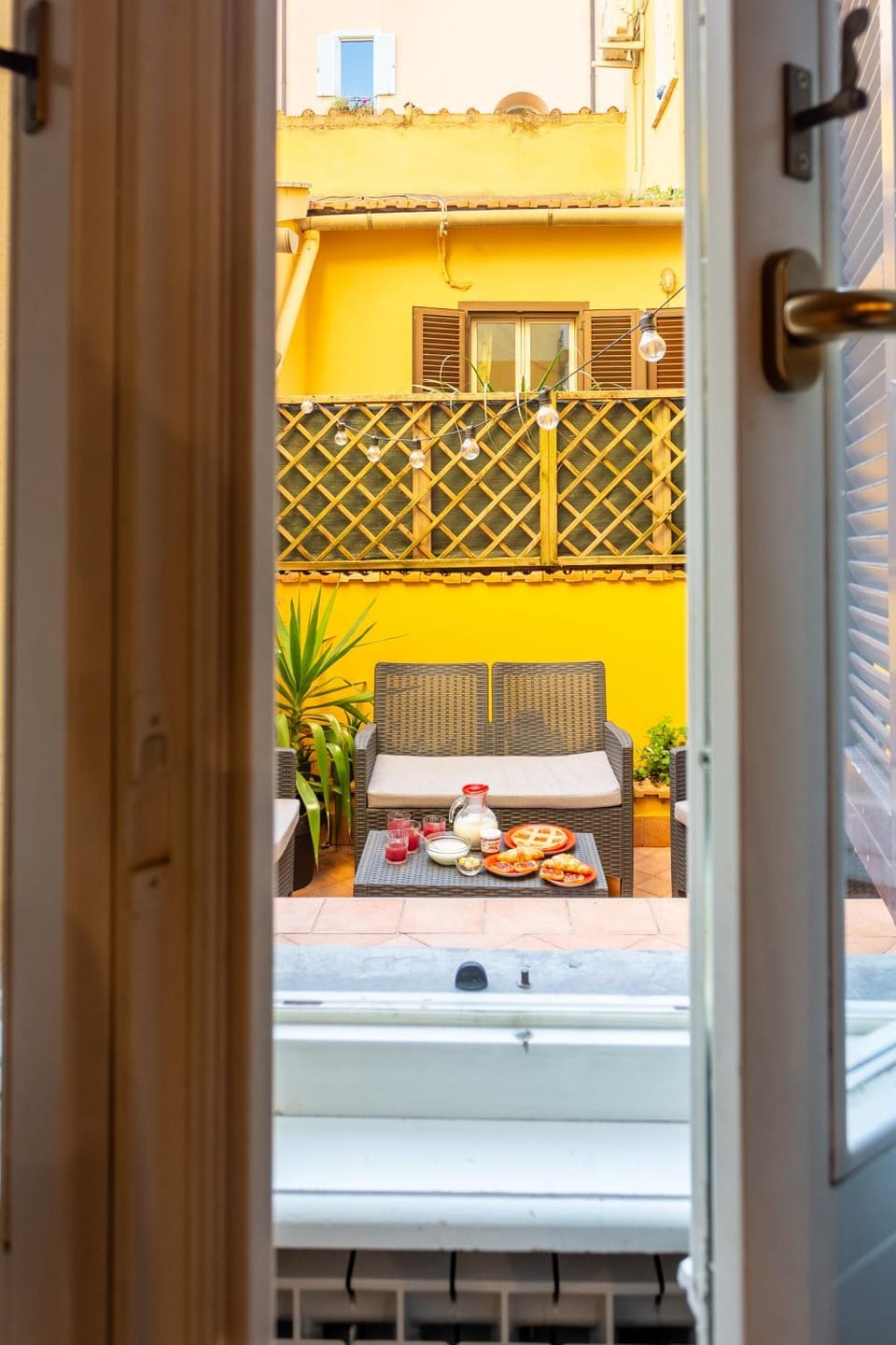 Patio, Bed, Day, View (from property/room), Balcony/Terrace, Living room, Photo of the whole room, Bedroom, towels