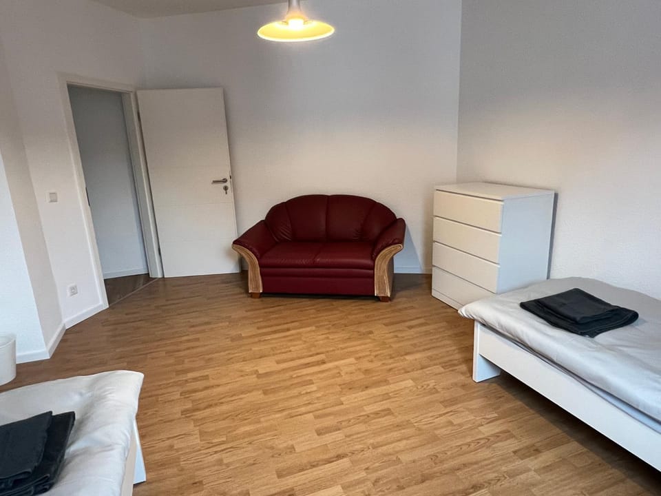 Bed, Photo of the whole room, Seating area, Bedroom