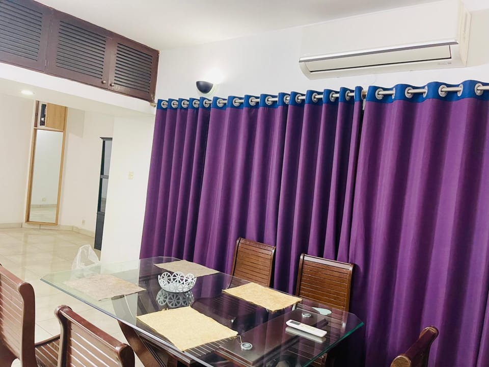 Dining area, air conditioner