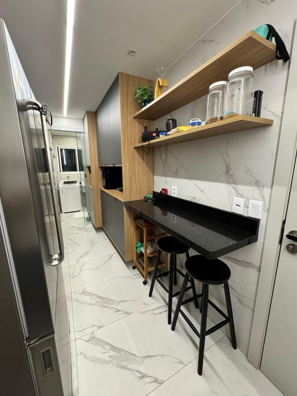 Kitchen or kitchenette, oven, stove