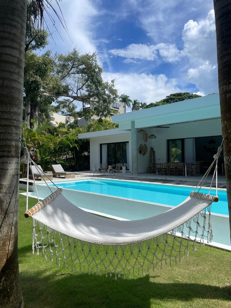 Garden view, Swimming pool, sunbed