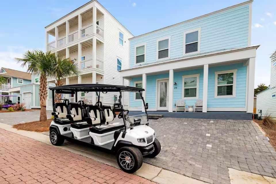 Coastal Charm 6 beds Walk to Beach Golf Cart House in South Walton County