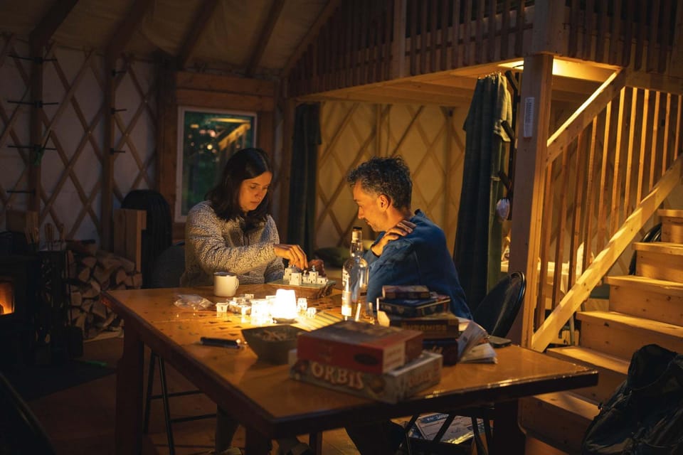 Spacious Yurt in the Woods House in Val-David