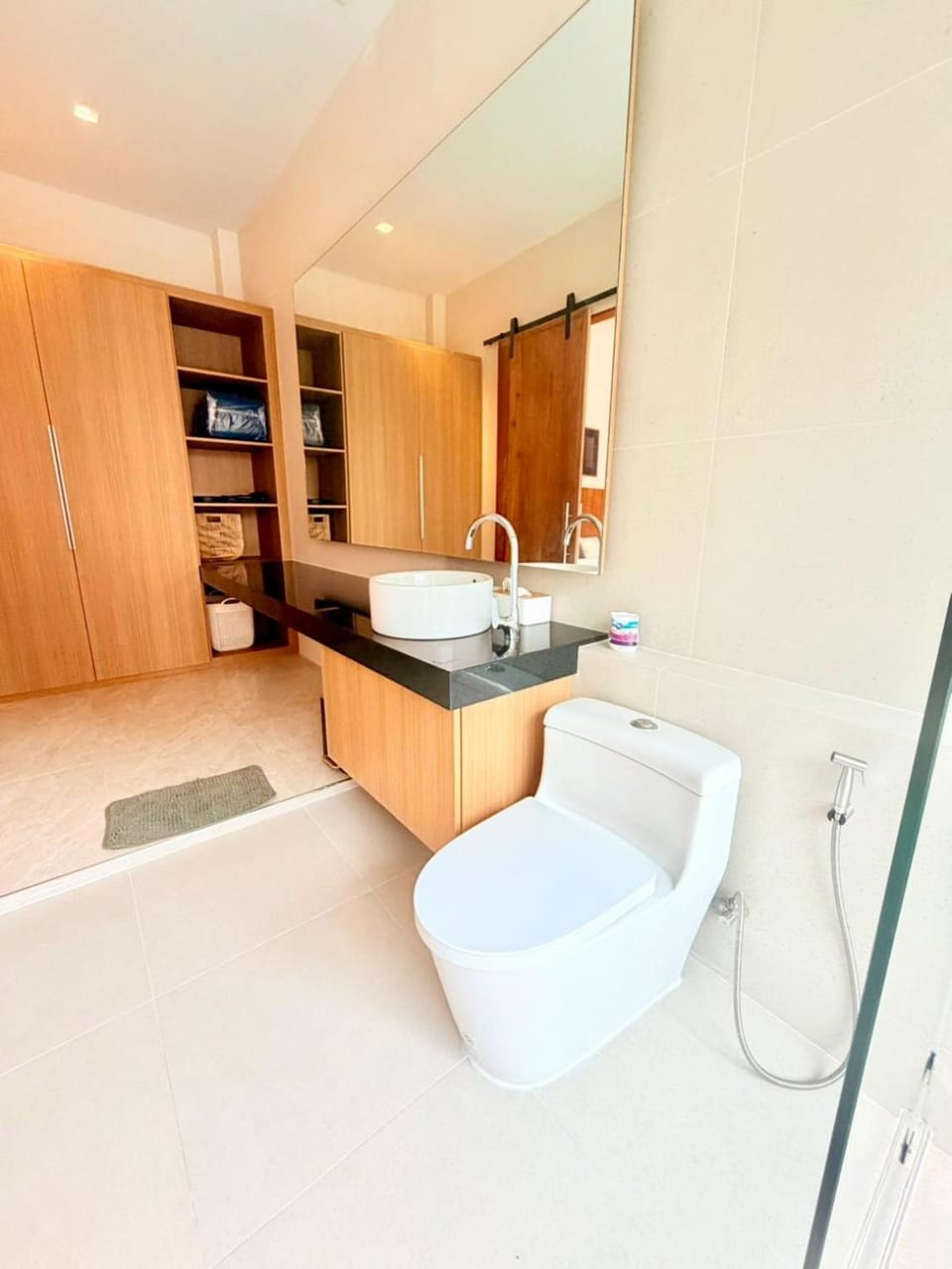 Bathroom, wardrobe
