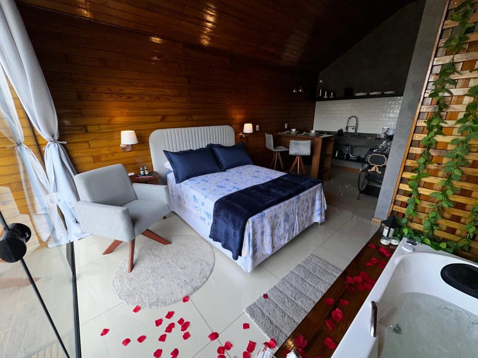 Chalés DEL MAR- com banheira Chalet in Tramandaí